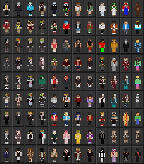 youtubers minecraft skins|Minecraft Youtuber Minecraft Skins